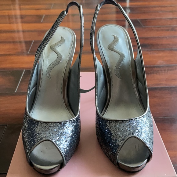 SUPER SALE! Nina sequined heels - Picture 2 of 13